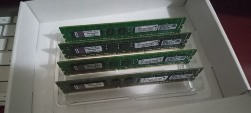 Imagem 1 de 3 de Kit 4 Pentes Memória Ram 4gb 4x4gb Kingston Kvr1333d3ns/4g
