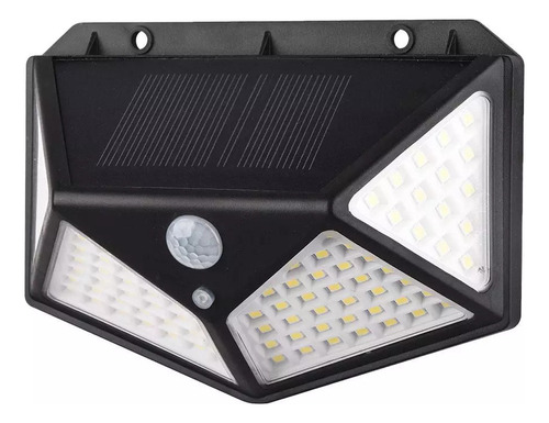 Lampara Para Exteriores De 100 Led Recargable Solar Sensor M