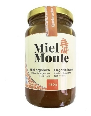Miel Orgánica De Monte 480g Orgánica Certificada