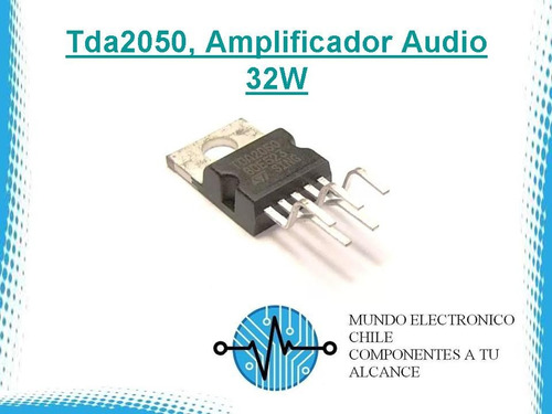 2 X Tda2050, Amplificador Audio 32w(con Boleta)