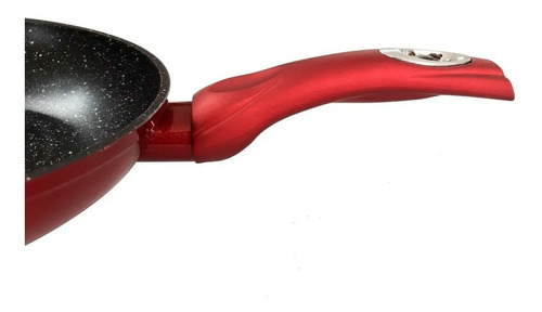 Juego 3pz Sartenes Swiss Silver 4.5mm Cerámica Antiadherente Color Rojo/azul