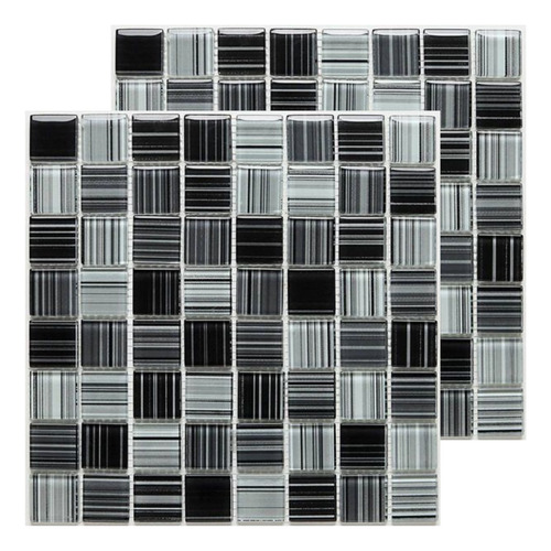Malla Venecitas Acuarela Sel-mix Gris 30x30