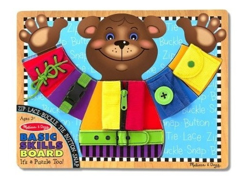 Tablero De Habilidades Básicas De Melissa Y Doug