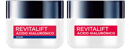 Set Crema Revitalift Acido Hialuronico Dia Y Noche 50 Ml