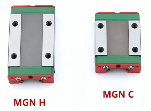 Guia Lineal Mgn12 De 300mm Con 1 Bloque Mgn12h Tipo Hiwin