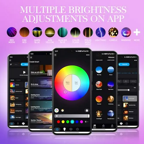 Lámpara De Mesa Inteligente Rgb Recargable Con Música Y Memo