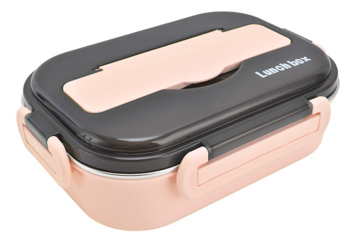 Compartimento Portátil Rosa De Acero Inoxidable 304 De 1 Lit