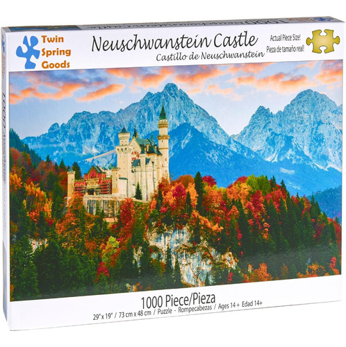 Neuschwanstein Castle Twin Spring Goods Rompecabezas De 1000