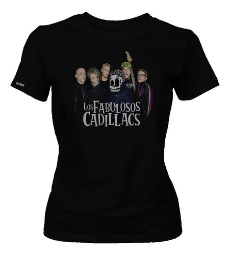 Camiseta Dama Los Fabulosos Cadillacs Rock Español Dbo2