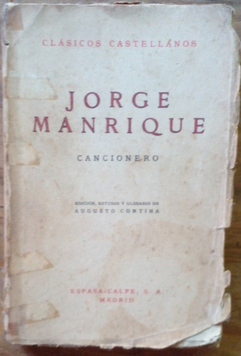 Cancionero - Jorge Manrique