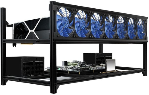 Rig De Mineria Kingwin, 8 Gpu/conveccion De Aire