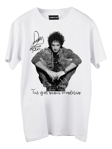 Remera Cerati (nevado, Negro O Blanco)