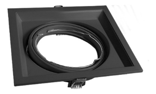 Spot De Embutir Cardanico 1 Luz Ar111 Led Blanco Negro