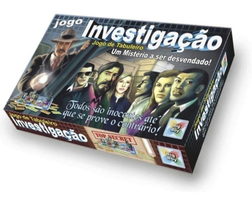 Jogo Tabuleiro Investigação Mistério Descubra Culpado