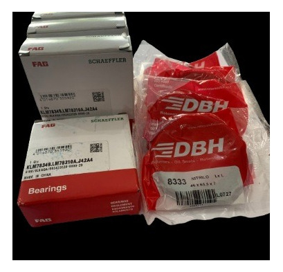 02 Kits Rolamentos Fag + Retent. Rodas Diant. Belina Corcel