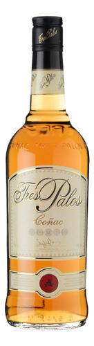 Licor Tres Palos Coñac 38° 1000cc