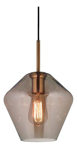 Lámpara Colgante Vidrio Deco Leuk Ursa E27 Rex