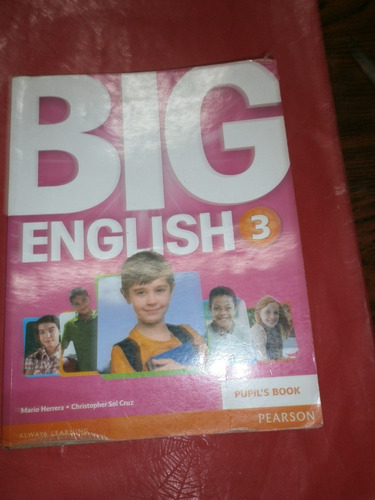Big English 3 Pupil's Book Pearson Muy Buen Estado!