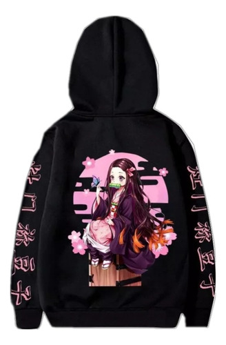 Anime Harajuku Kamado Nezuko Sudaderas Con Capucha Estampada