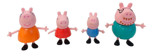 Figuras De Acción Peppa Pig Y Su Familia 