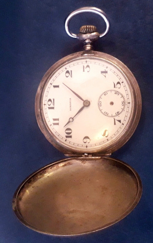 Reloj Bolsillo Plata Numancia 3  Tapas A Reparar 50 Mm