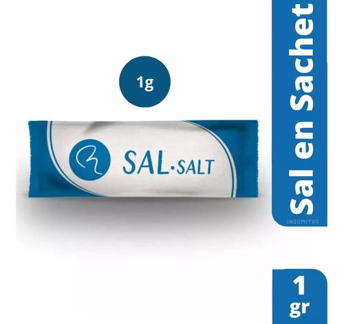 Sal En Sachet 1gr X 2000 Sobres / Sachet De Sal En Sobre