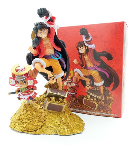 Figura Monkey D Luffy Y Chopper Anime One Piece De Colección