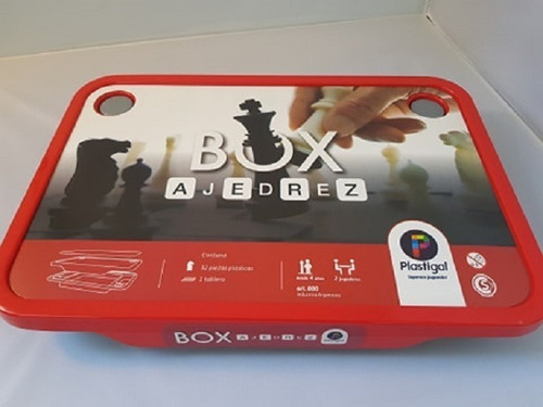 Imagen 3 de 4 de Juego De Ajedrez Box - Irrrompible - Caja Plastica Super