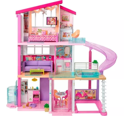 Barbie Casa Dos Sonhos Com Escorregador - Mattel