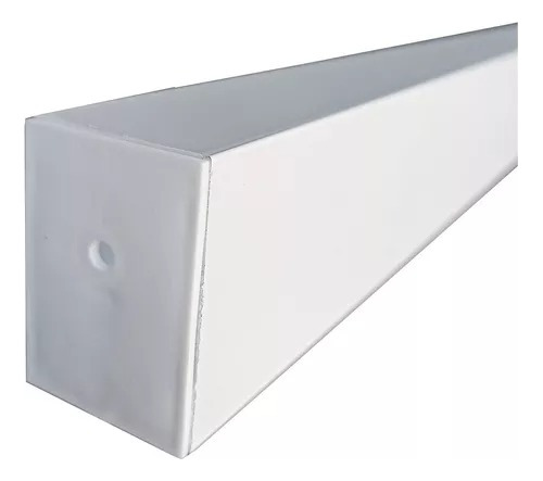 Kit Perfil Led Sobrepor 3 Metros 35x50 Mm C Fita 240 + Fonte Luz Branco Branco Quente