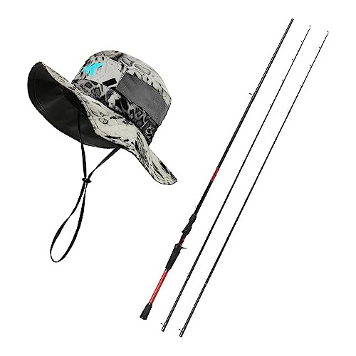 Sombrero De Pesca Kastking Sol Armis Con Caña Royale Advanta