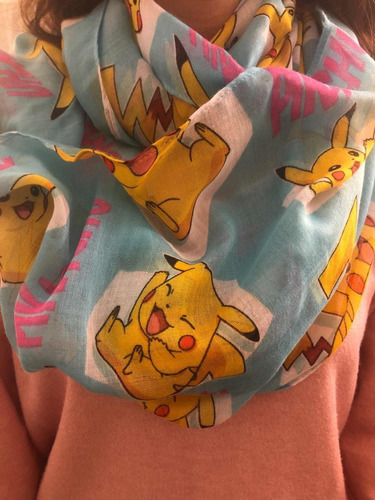 Pañuelo Bufanda Pokemon Pikachu Hot Topic Usa