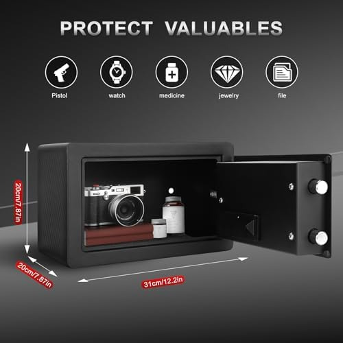 Caja De Seguridad Con Teclado Digital, Cerradura De Combinac