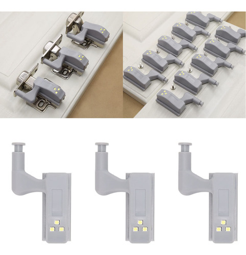 Bisagra De Luz Led Con Sensor Para Armario De Cocina,
