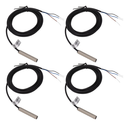 Set De 4 Sensores De Proximidad, Carcasa Metálica De Cabeza