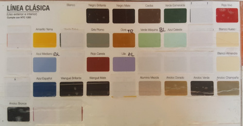 Esmalte Pintuland 1/4, Blanco, Negro, Amarillo, Rojo, Azul