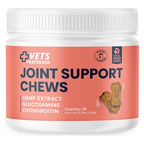 Vets Preferred Hemp Mobility Chews For Dogs, Soft Ndsvh