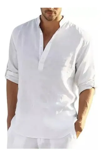 Polera de lino hombre sale