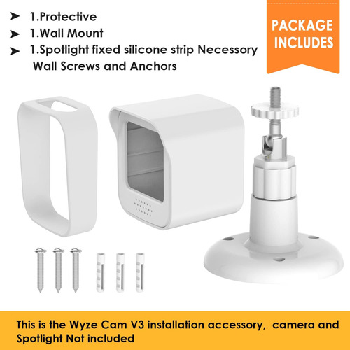 Soporte De Pared Para Camara Wyze Cam V3 Completamente Nu...