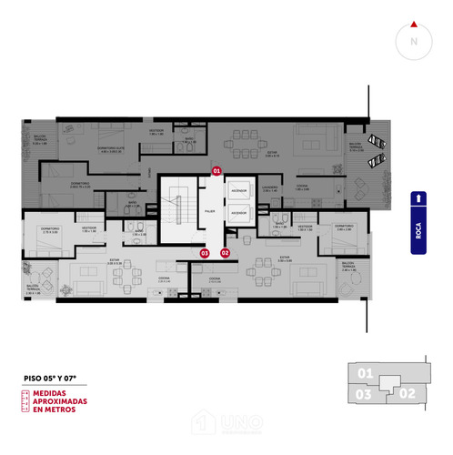 Pte. Roca Y Catamarca - Ultimo Dpto De 3 Dormitorios Externo. Cochera Disponible.