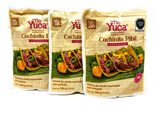 Cochinita Pibil Envasada Al Alto Vacío Producida En Yucatán.