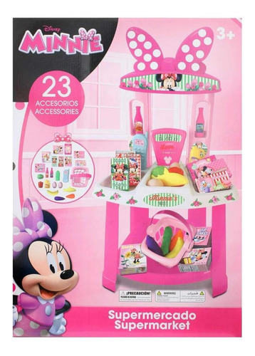 Juego De Supermercado + 23 Accesorios - Disney Minnie