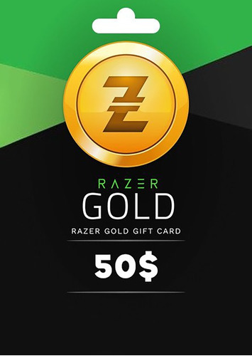 Razer Gold Giftcard Código Original Global 50 Dólares