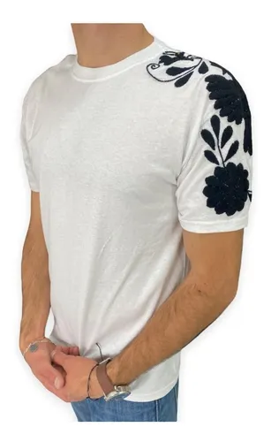 Playeras bordadas a online mano para hombre