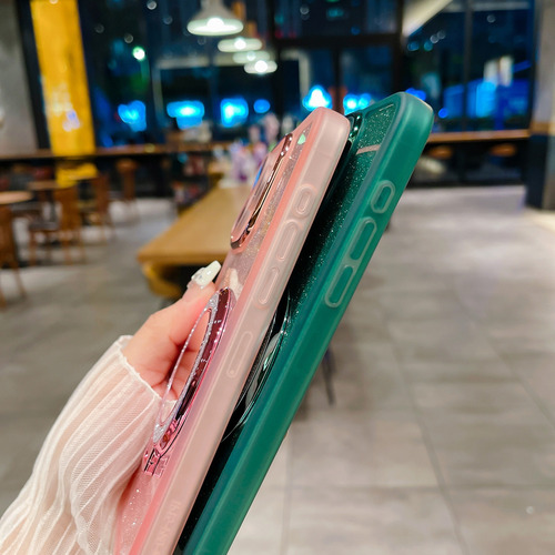 Funda Para Teléfono Con Flash Oppo A72/a92 /a53 Con Correa Transparente Y Espejo
