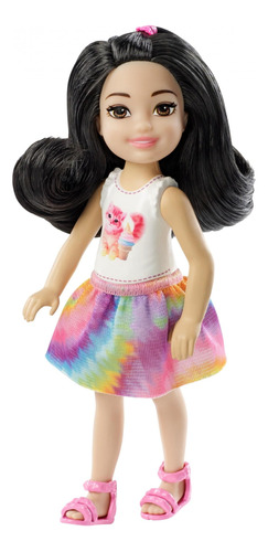 Muñeca Barbie Club Chelsea Con Traje Temático De Gatito Y He