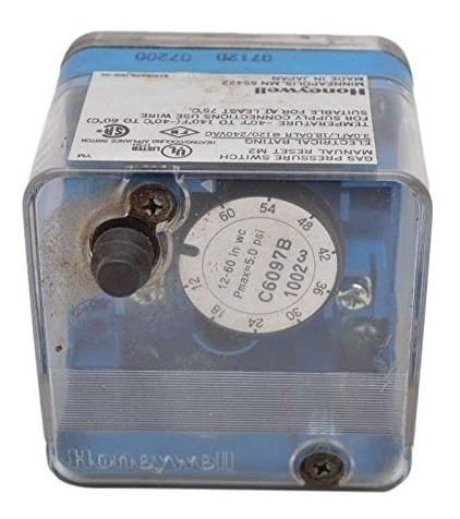 Honeywell C6097b1002 Gas Pressure Switch 1/4in Npt 12-60in