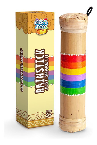 ~? Elige Un Juguete Bamboo Rainstick Rain Shaker Instrumento