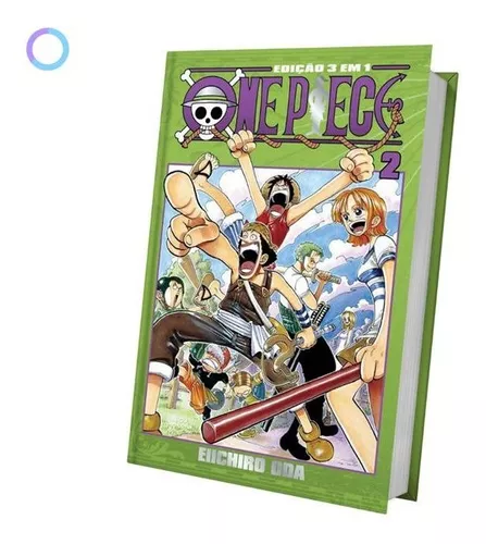 One Piece 3 Em 1 Mangá Vol. 1 Ao 4 - Kit Nova Coleção Panini