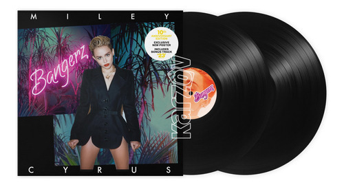 Miley Cyrus Bangerz Deluxe 10th Anniversary 2 Lp Vinyl Versión del álbum Estándar